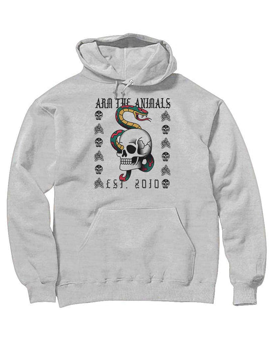 Unisex | Tattoo Snake | Hoodie - Arm The Animals Clothing Co.