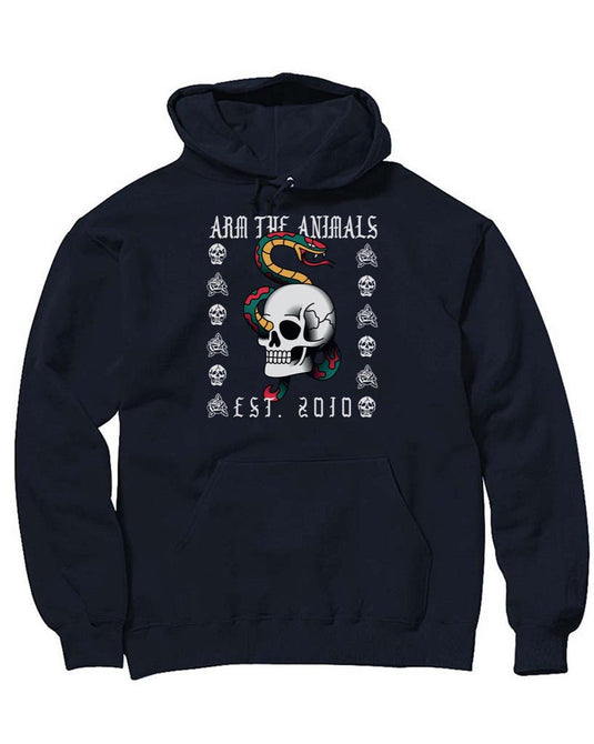 Unisex | Tattoo Snake | Hoodie - Arm The Animals Clothing Co.
