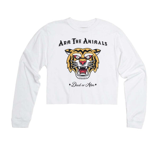 Unisex | Tattoo Tiger | Cutie Long Sleeve - Arm The Animals Clothing Co.