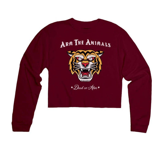 Unisex | Tattoo Tiger | Cutie Long Sleeve - Arm The Animals Clothing Co.