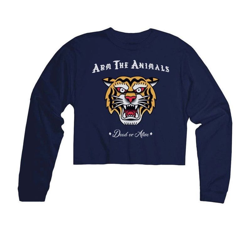 Load image into Gallery viewer, Unisex | Tattoo Tiger | Cutie Long Sleeve - Arm The Animals Clothing Co.
