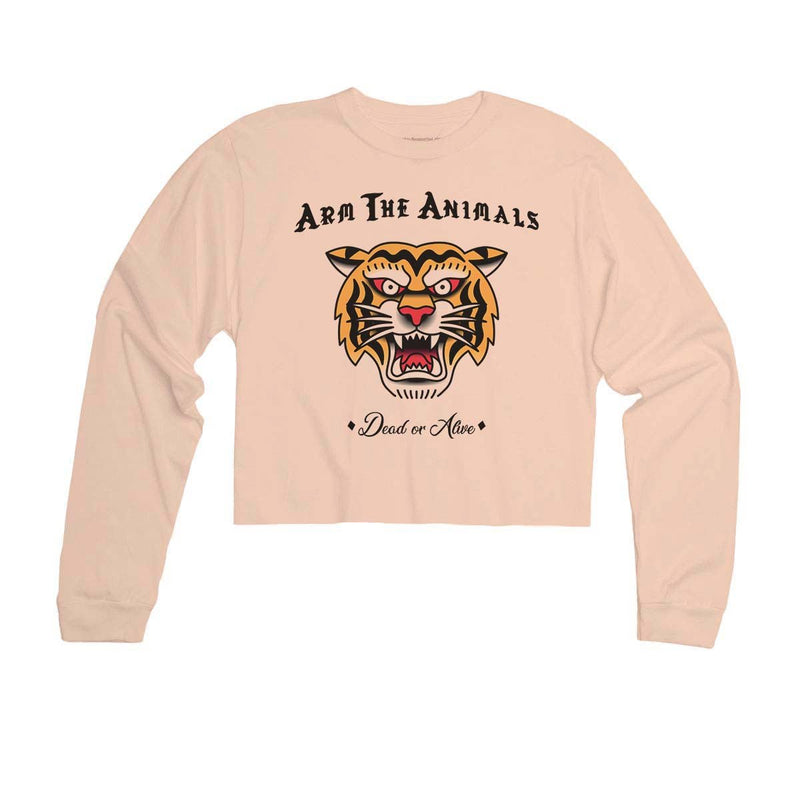 Load image into Gallery viewer, Unisex | Tattoo Tiger | Cutie Long Sleeve - Arm The Animals Clothing Co.
