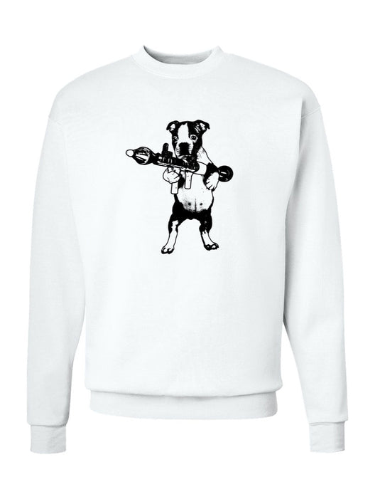 Unisex | Terror Terrier | Crewneck Sweatshirt - Arm The Animals Clothing Co.