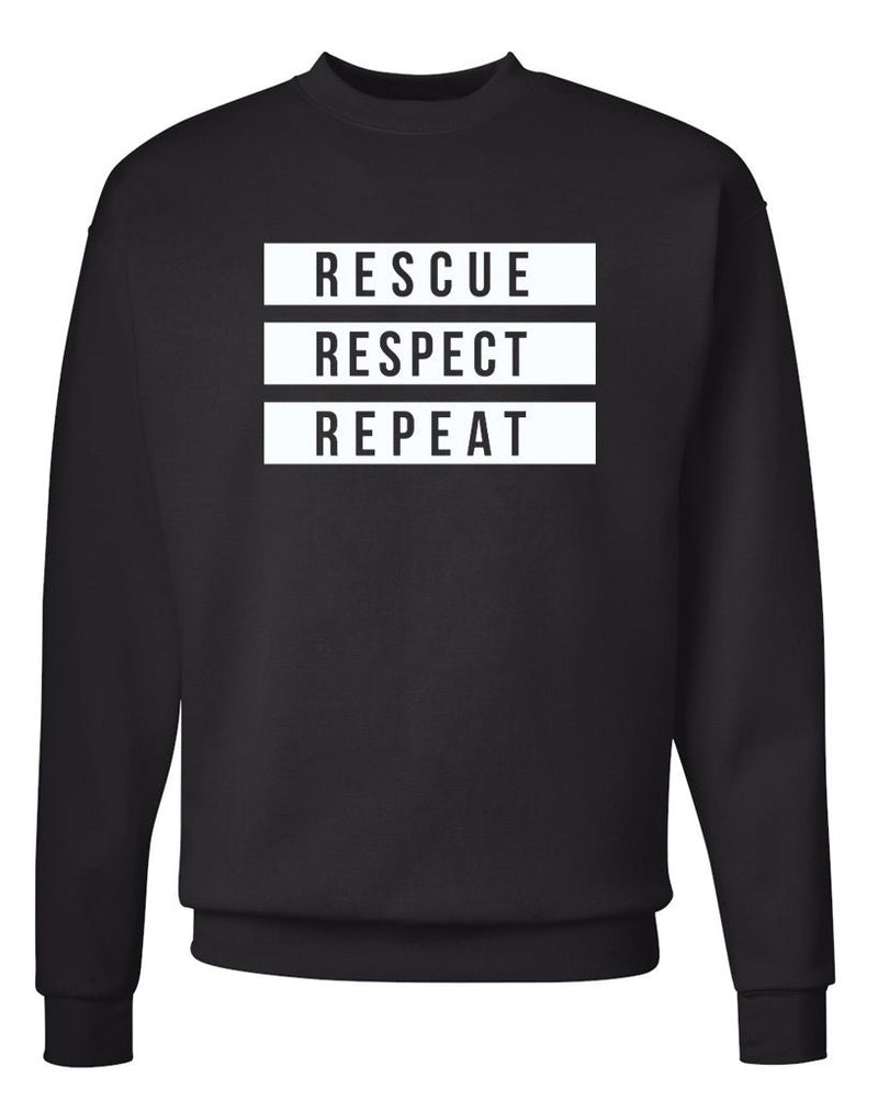 Load image into Gallery viewer, Unisex | The 3 Rs | Crewneck Sweatshirt - Arm The Animals Clothing Co.
