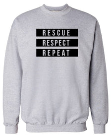 Unisex | The 3 Rs | Crewneck Sweatshirt - Arm The Animals Clothing Co.