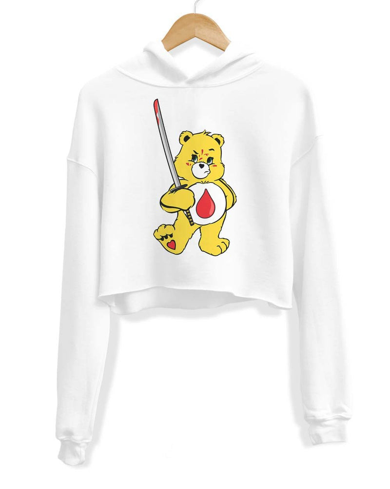 Load image into Gallery viewer, Unisex | The Bear Volume 1 | Crop Hoodie - Arm The Animals Clothing Co.
