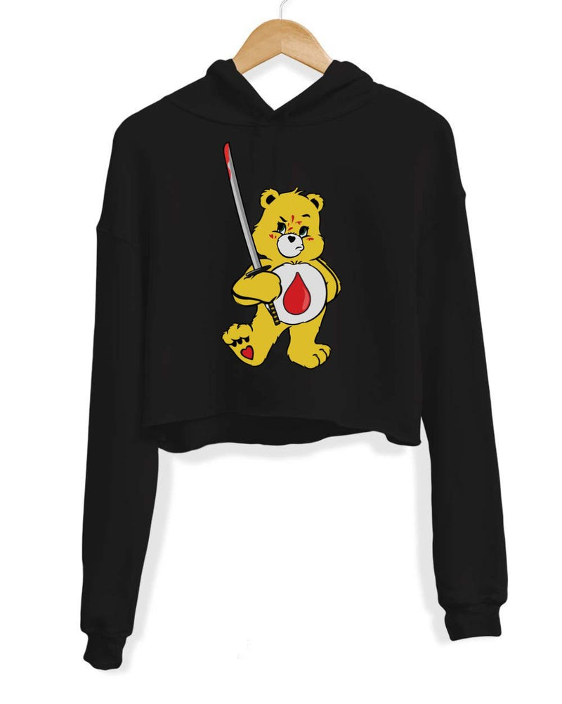 Load image into Gallery viewer, Unisex | The Bear Volume 1 | Crop Hoodie - Arm The Animals Clothing Co.
