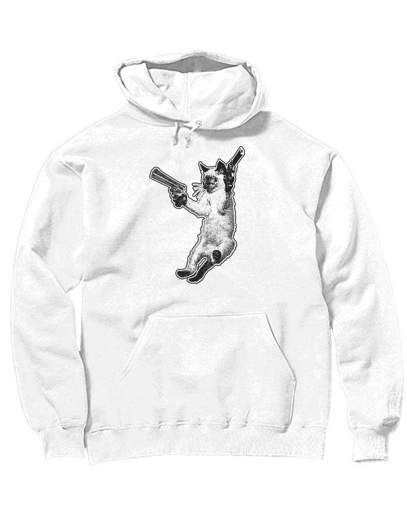 Load image into Gallery viewer, Unisex | The Cat and The Gat | Hoodie - Arm The Animals Clothing Co.
