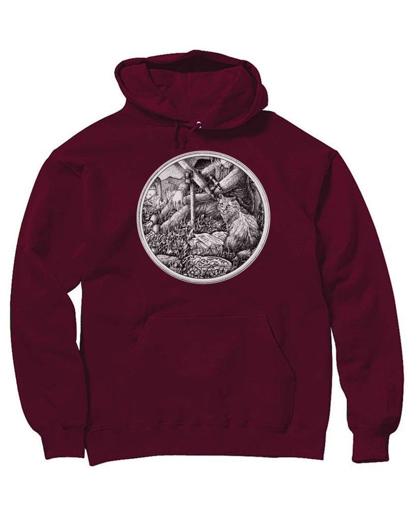Load image into Gallery viewer, Unisex | The Cat and The Telescope | Hoodie - Arm The Animals Clothing Co.
