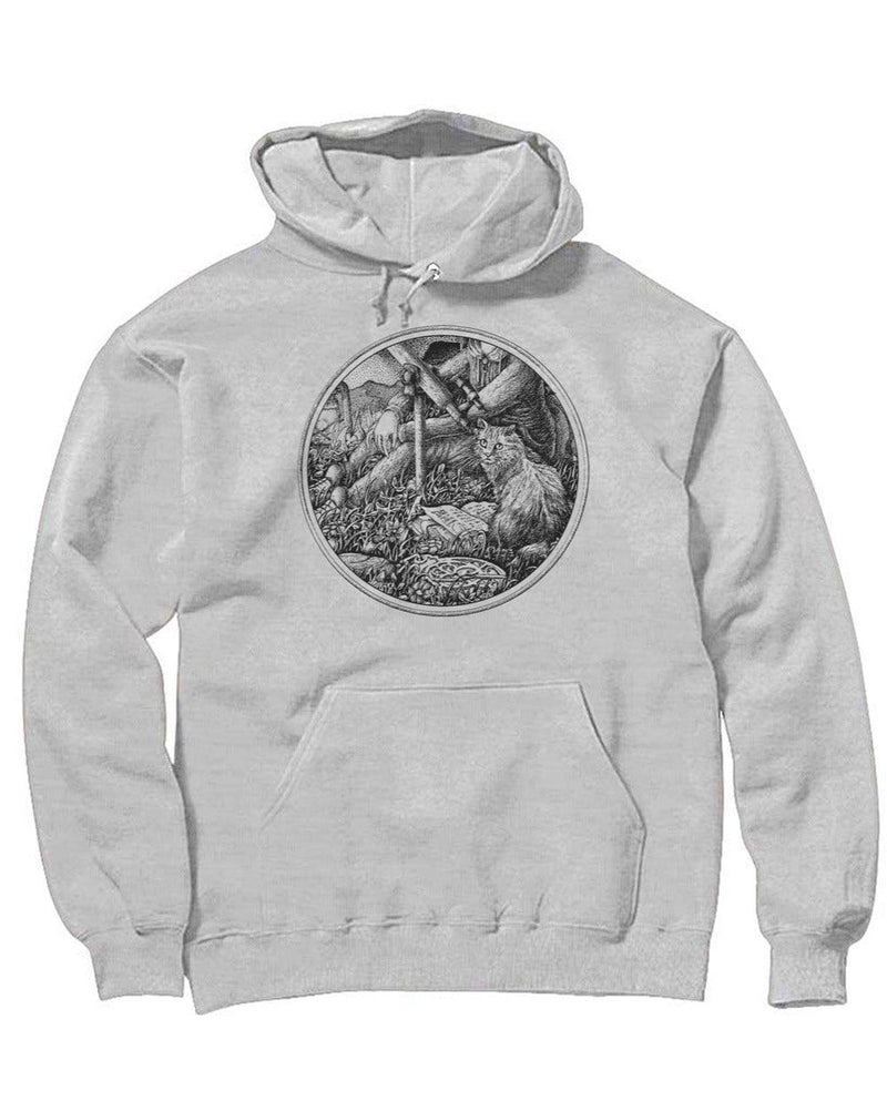 Load image into Gallery viewer, Unisex | The Cat and The Telescope | Hoodie - Arm The Animals Clothing Co.
