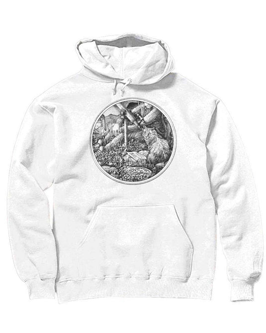 Unisex | The Cat and The Telescope | Hoodie - Arm The Animals Clothing Co.