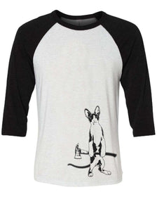 Unisex | The Catsecutioner | 3/4 Sleeve Raglan - Arm The Animals Clothing Co.