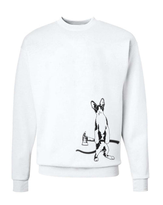 Unisex | The Catsecutioner | Crewneck Sweatshirt - Arm The Animals Clothing Co.