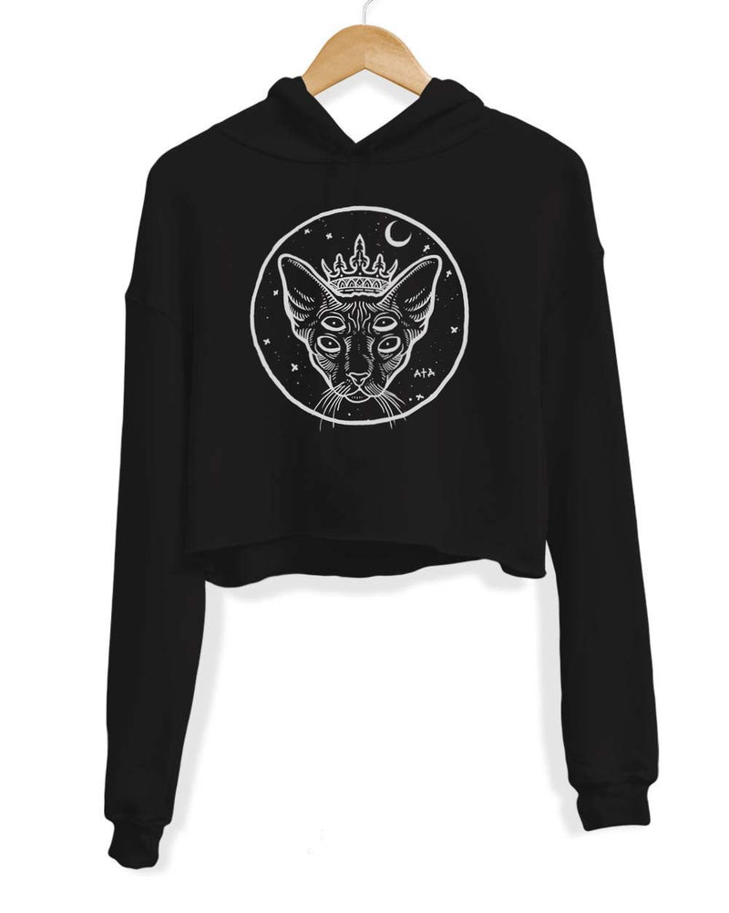 Load image into Gallery viewer, Unisex | THE RULER | Crop Hoodie - Arm The Animals Clothing Co.
