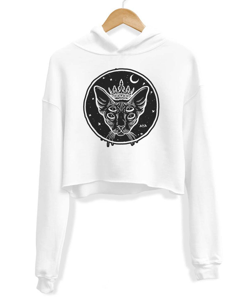 Load image into Gallery viewer, Unisex | THE RULER | Crop Hoodie - Arm The Animals Clothing Co.
