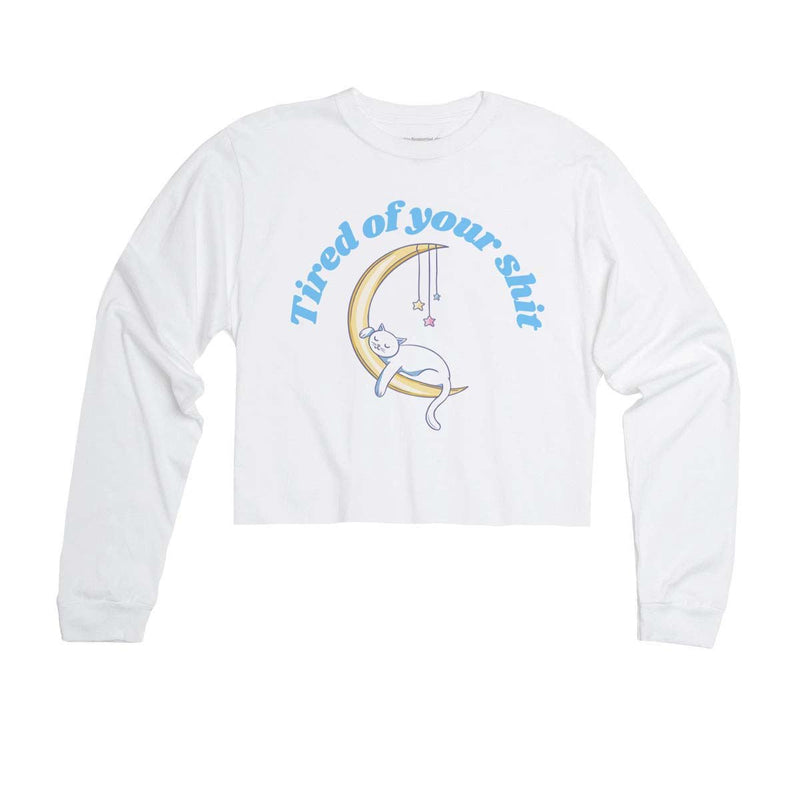 Load image into Gallery viewer, Unisex | Tired of Your Shit | Cutie Long Sleeve - Arm The Animals Clothing Co.
