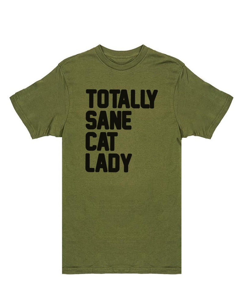 Load image into Gallery viewer, Unisex | Totally Sane Cat Lady (Text) | Oversized Tee - Arm The Animals Clothing Co.
