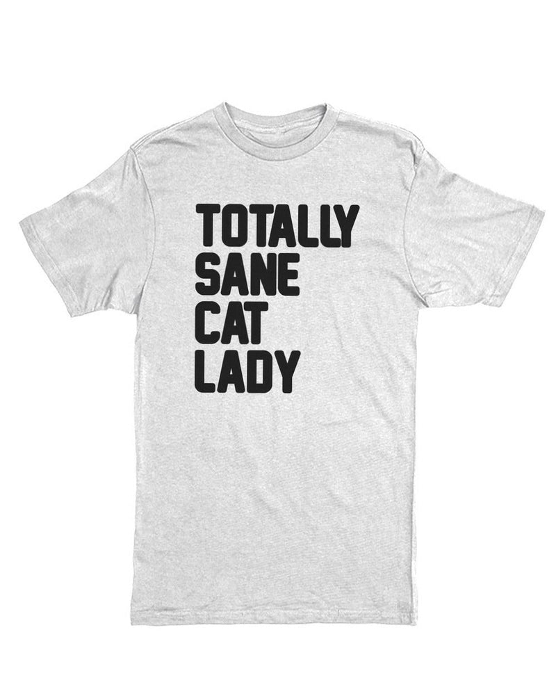 Load image into Gallery viewer, Unisex | Totally Sane Cat Lady (Text) | Oversized Tee - Arm The Animals Clothing Co.
