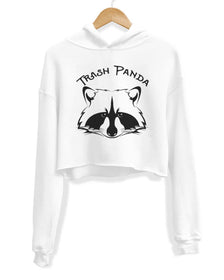 Unisex | Trash Panda | Crop Hoodie - Arm The Animals Clothing Co.