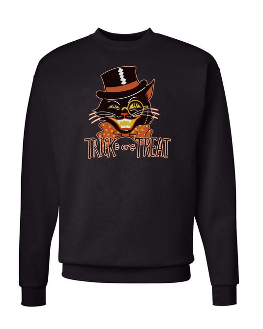 Unisex | Trick or Treat | Crewneck Sweatshirt - Arm The Animals Clothing Co.