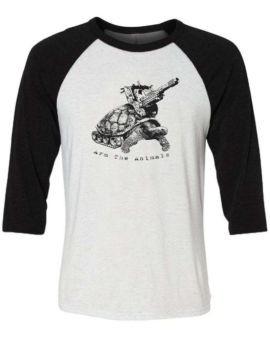 Unisex | Turtle Tank | 3/4 Sleeve Raglan - Arm The Animals Clothing Co.