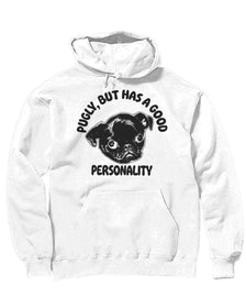 Unisex | Ugly, But Good Personality | Hoodie - Arm The Animals Clothing Co.