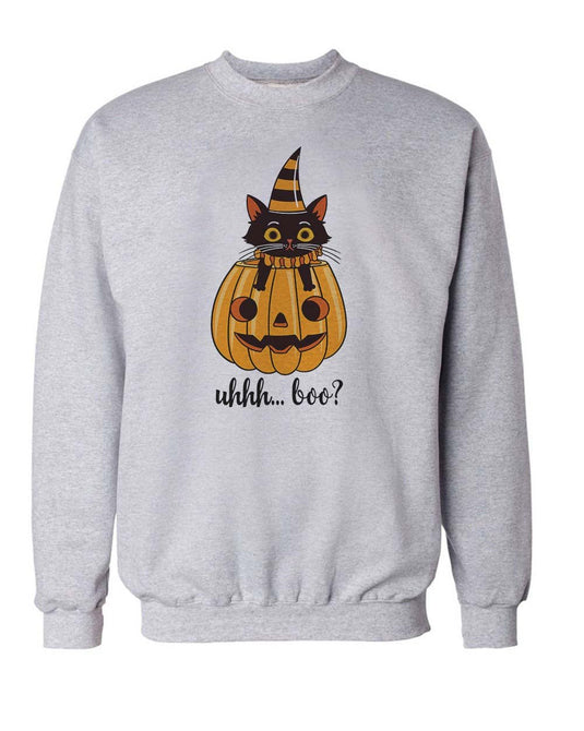 Unisex | Uhhh Boo | Crewneck Sweatshirt - Arm The Animals Clothing Co.