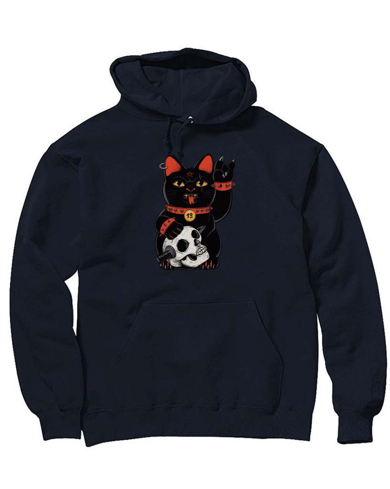 Load image into Gallery viewer, Unisex | Unlucky Black Cat | Hoodie - Arm The Animals Clothing Co.
