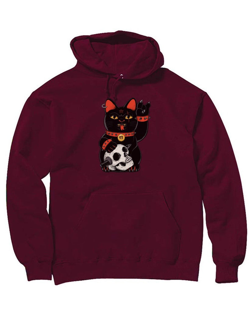 Load image into Gallery viewer, Unisex | Unlucky Black Cat | Hoodie - Arm The Animals Clothing Co.
