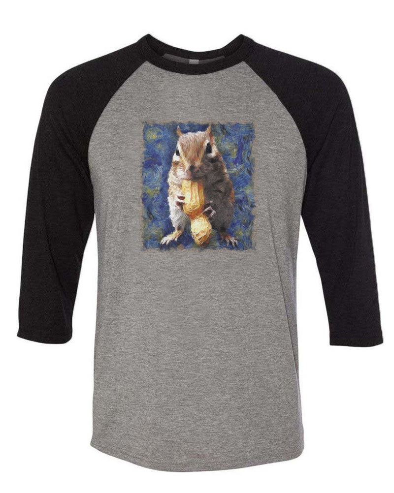 Load image into Gallery viewer, Unisex | Van Gogh Does Van Gogh | 3/4 Sleeve Raglan - Arm The Animals Clothing Co.
