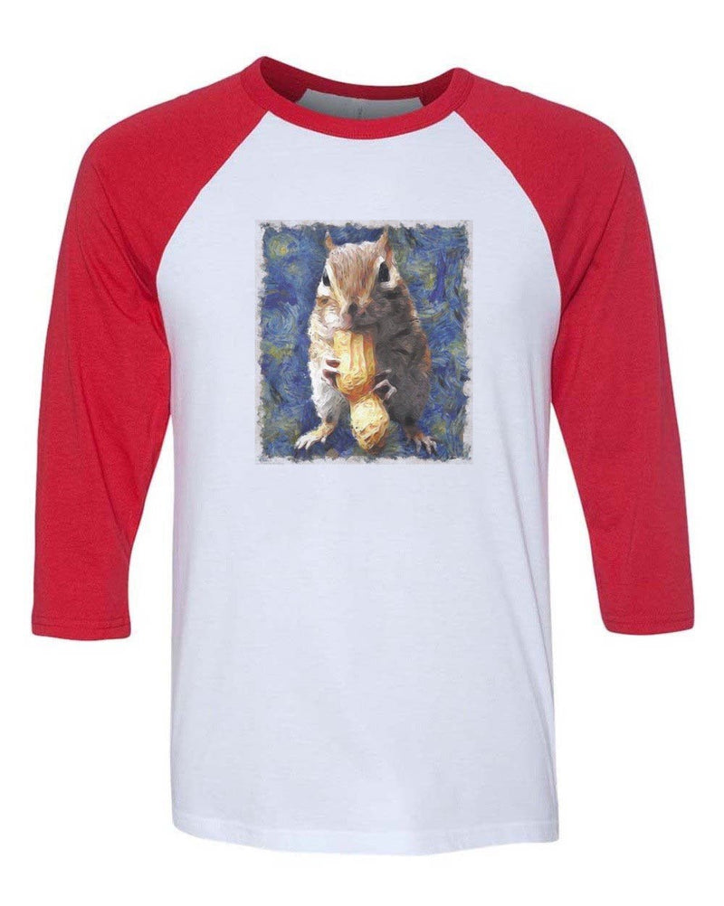 Load image into Gallery viewer, Unisex | Van Gogh Does Van Gogh | 3/4 Sleeve Raglan - Arm The Animals Clothing Co.
