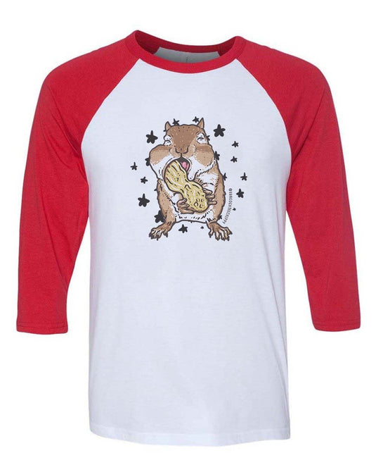 Unisex | Van Gogh The Chippy | 3/4 Sleeve Raglan - Arm The Animals Clothing Co.