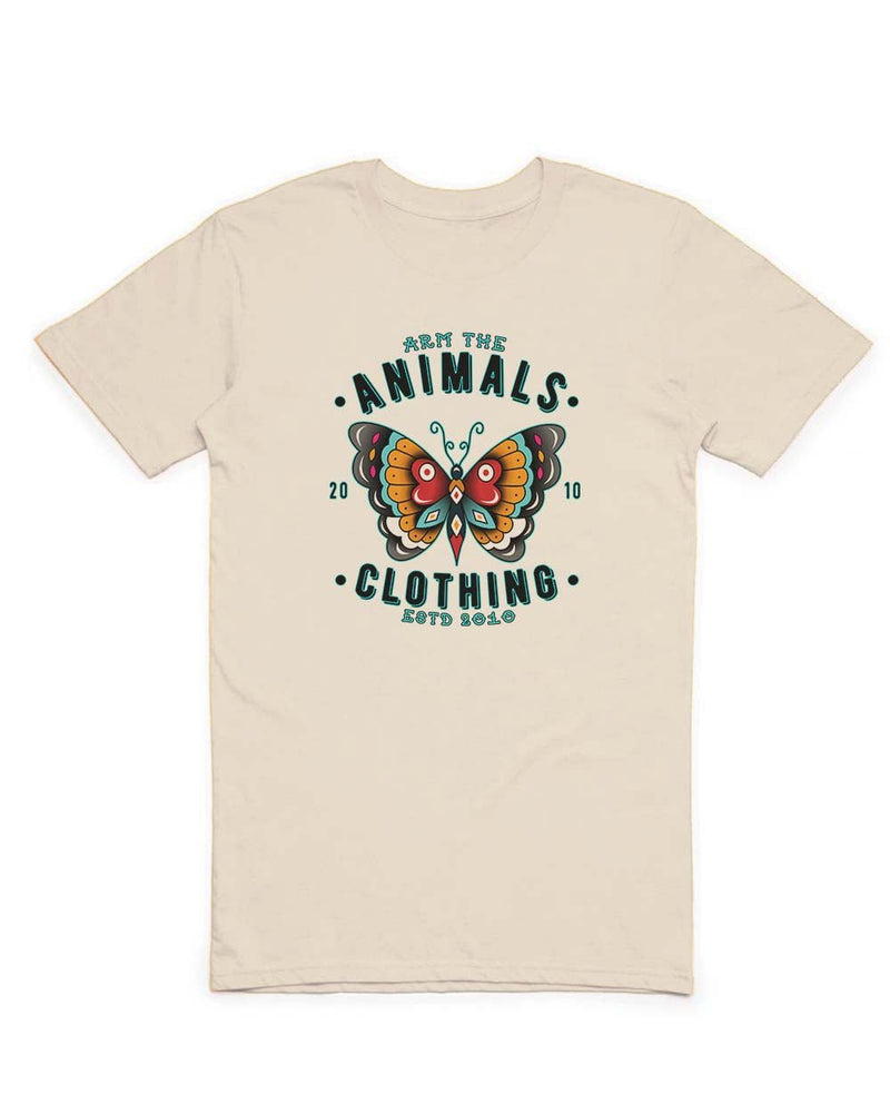Load image into Gallery viewer, Unisex | Varsity Butterfly | Crew - Arm The Animals Clothing Co.
