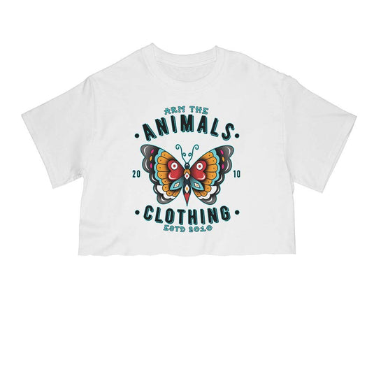 Unisex | Varsity Butterfly | Cut Tee - Arm The Animals Clothing Co.
