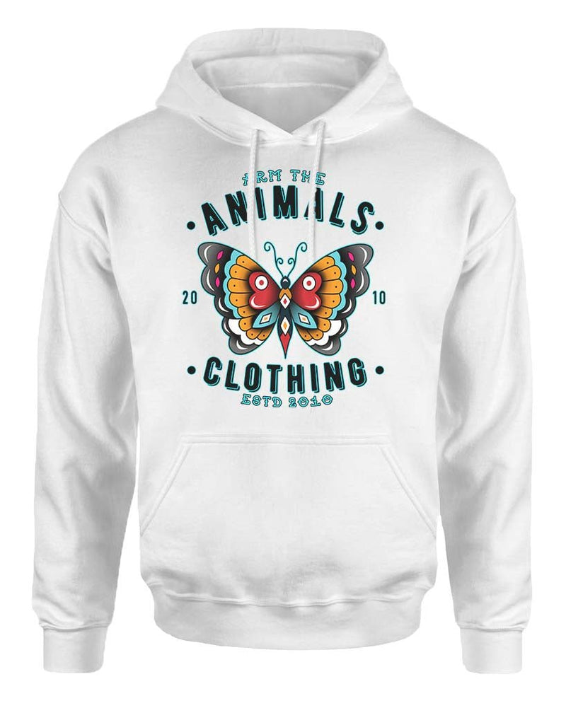 Load image into Gallery viewer, Unisex | Varsity Butterfly | Hoodie - Arm The Animals Clothing Co.
