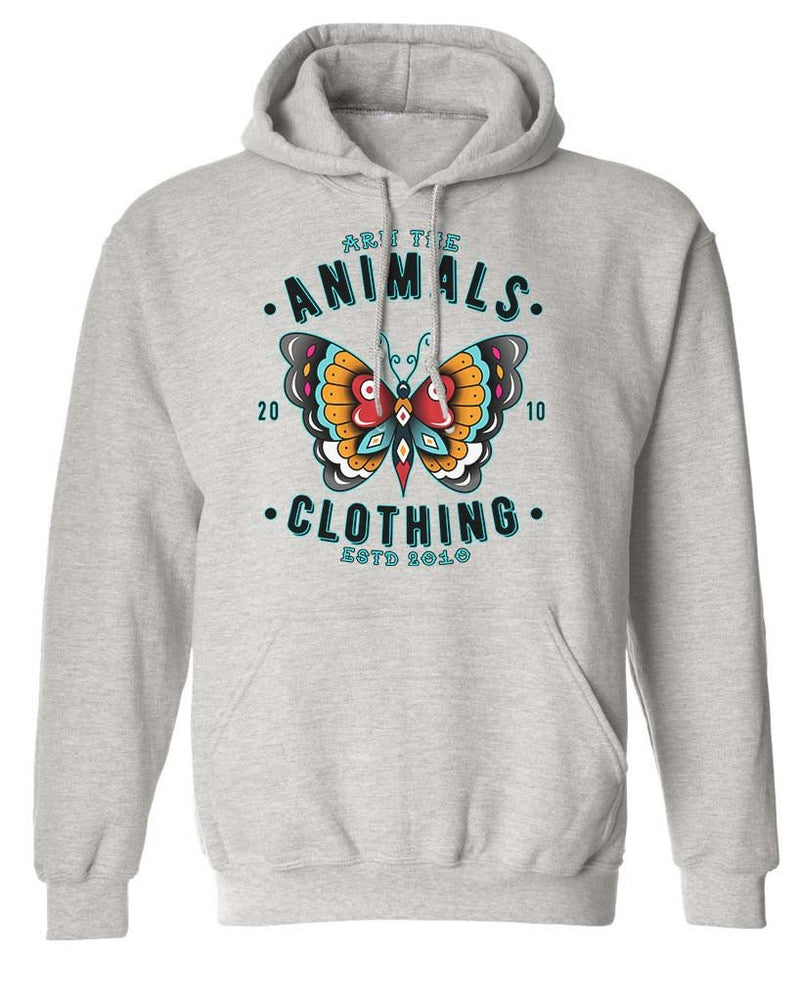 Load image into Gallery viewer, Unisex | Varsity Butterfly | Hoodie - Arm The Animals Clothing Co.
