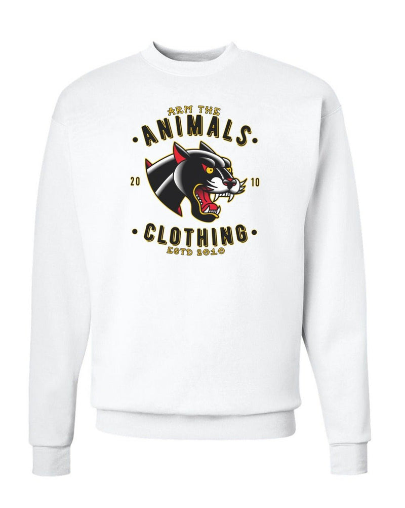 Load image into Gallery viewer, Unisex | Varsity Panther | Crewneck Sweatshirt - Arm The Animals Clothing Co.
