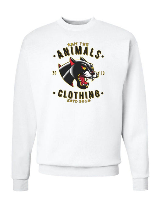 Unisex | Varsity Panther | Crewneck Sweatshirt - Arm The Animals Clothing Co.