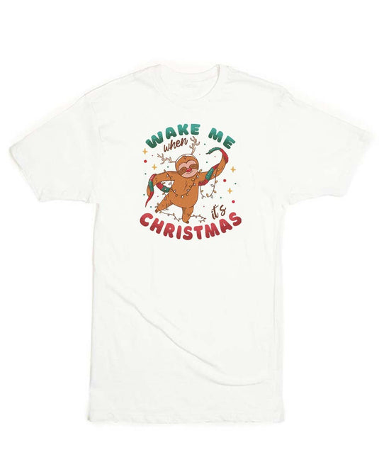Unisex | Wake Me When It's Christmas | Crew - Arm The Animals Clothing LLC