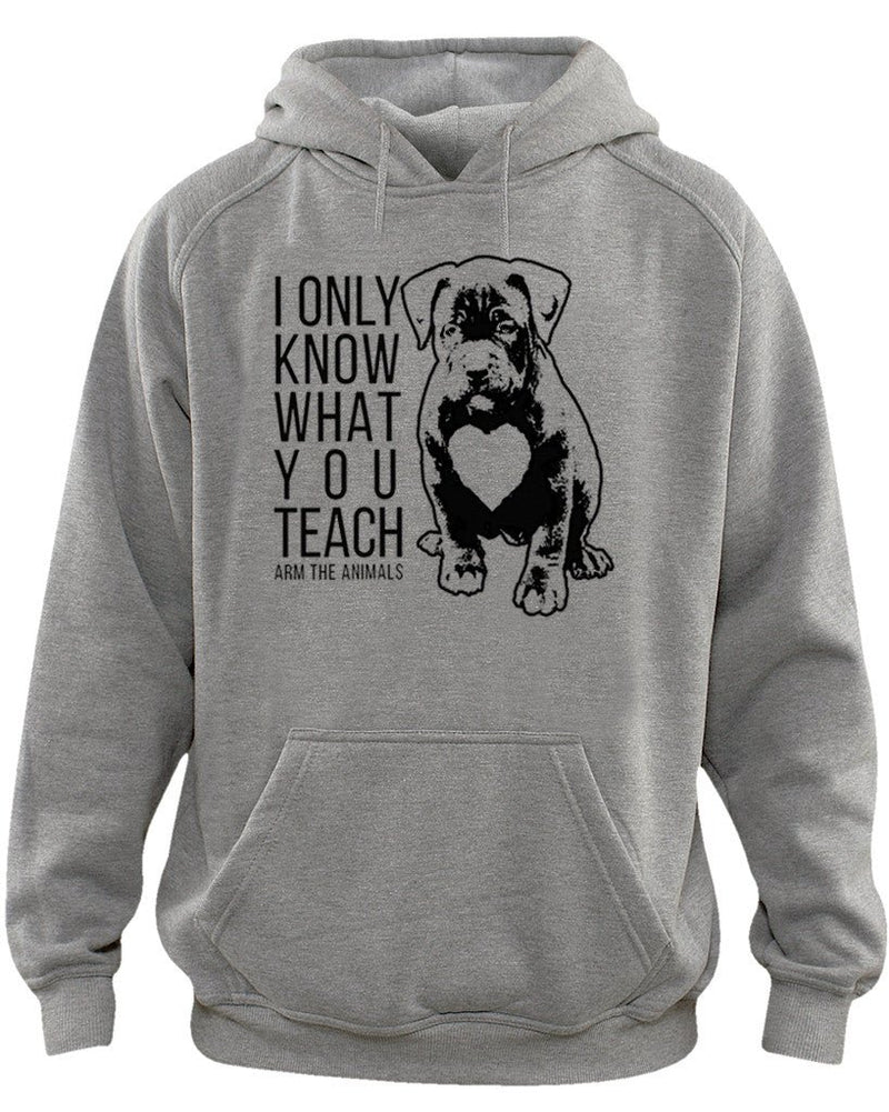 Load image into Gallery viewer, Unisex | What You Teach Pittie | Hoodie - Arm The Animals Clothing Co.
