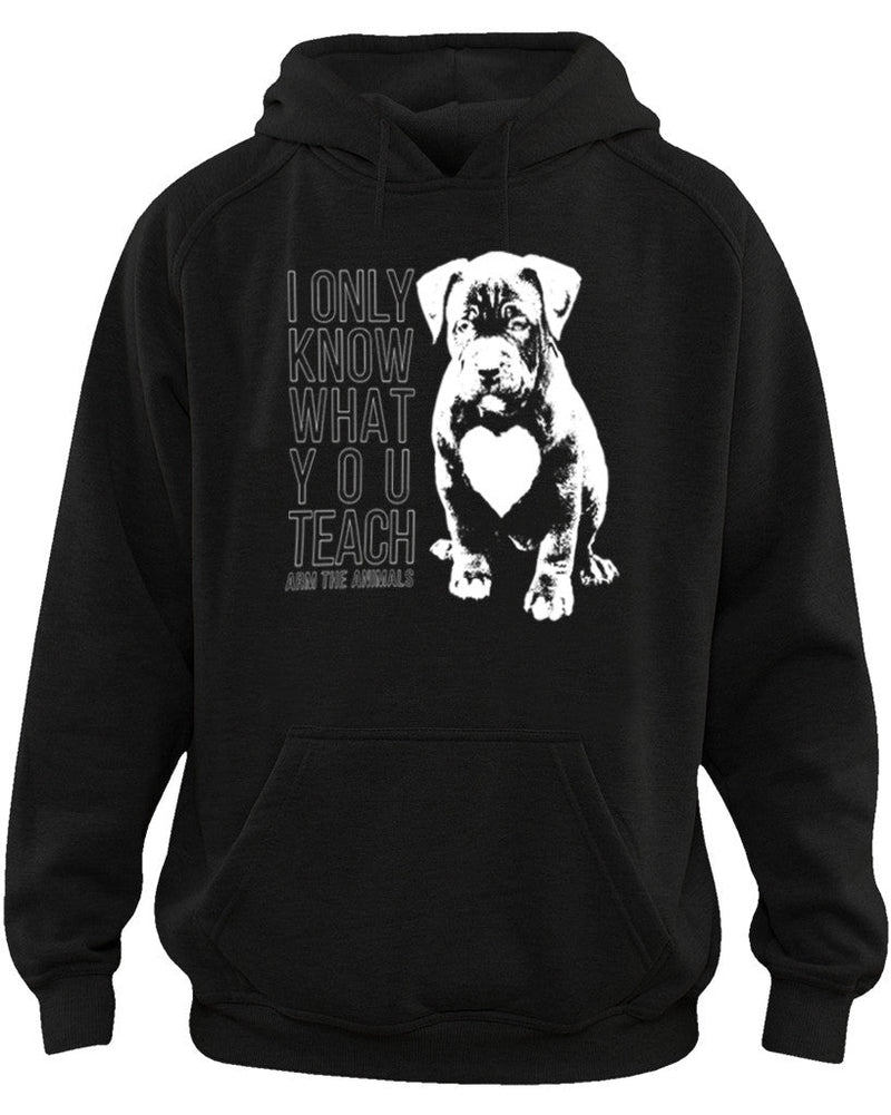 Load image into Gallery viewer, Unisex | What You Teach Pittie | Hoodie - Arm The Animals Clothing Co.

