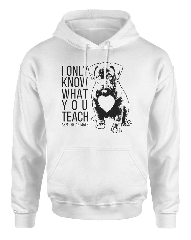 Load image into Gallery viewer, Unisex | What You Teach Pittie | Hoodie - Arm The Animals Clothing Co.
