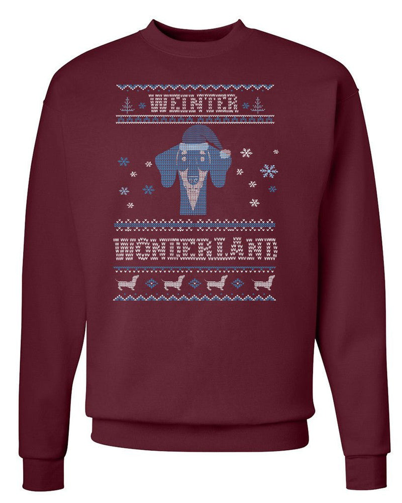 Load image into Gallery viewer, Unisex | Wienter Wonderland | Holiday Crewneck Sweatshirt - Arm The Animals Clothing LLC
