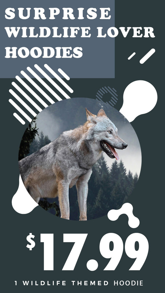 Unisex | Wildlife Lover | Surprise Hoodie - Arm The Animals Clothing LLC