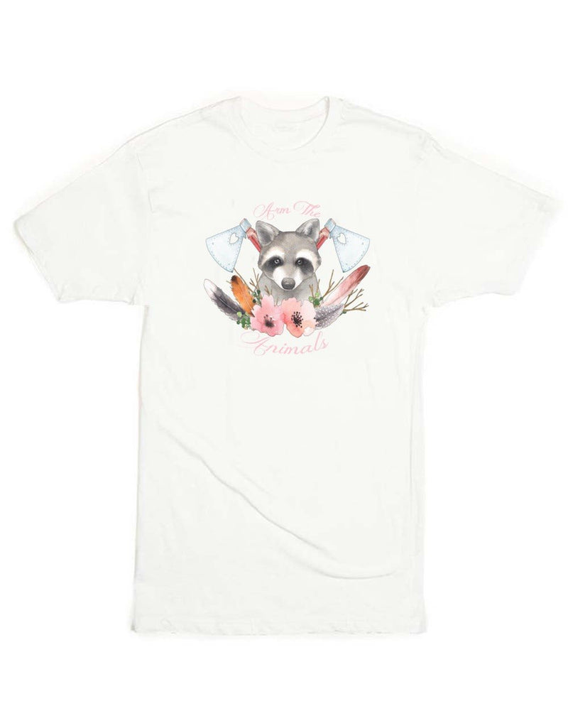 Load image into Gallery viewer, Unisex | Woodland Raccoon | Crew - Arm The Animals Clothing Co.

