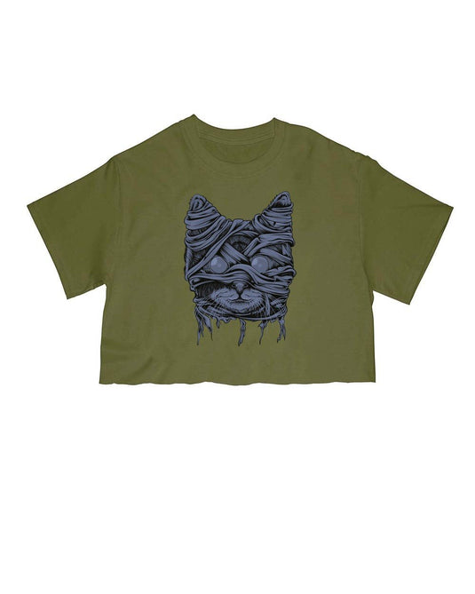 Unisex | Zombie Mummy Cat | Cut Tee - Arm The Animals Clothing Co.