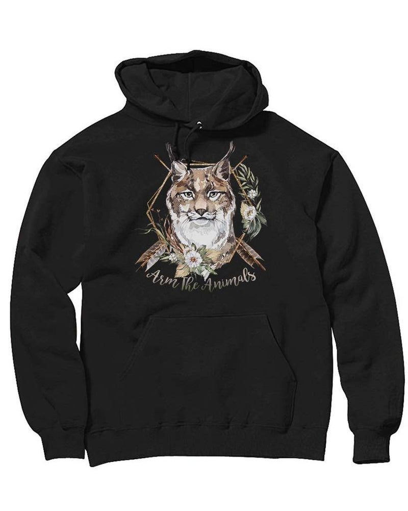 Load image into Gallery viewer, Unsex | Ridgeline Lynx | Hoodie - Arm The Animals Clothing Co.
