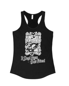 Women's | A DEAD MANS BEST FRIEND | Ideal Tank Top - Arm The Animals Clothing Co.