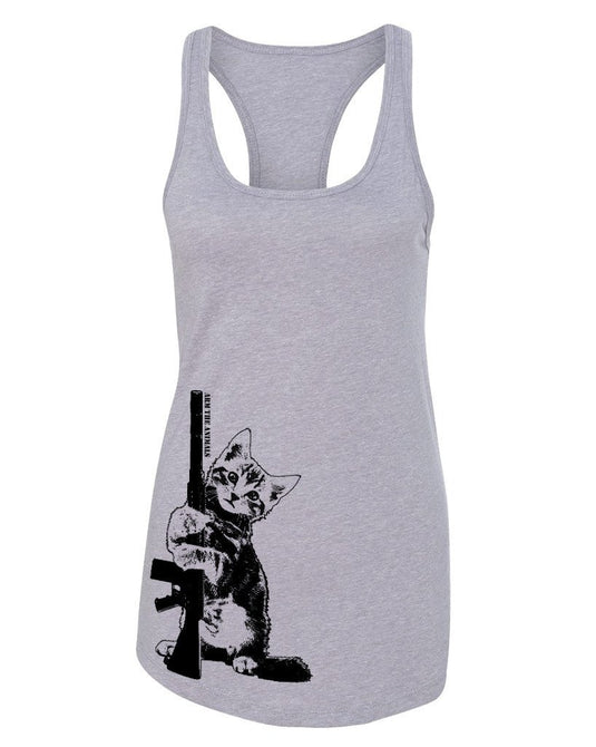 Women's | Ain't Kitten Around | Ideal Tank Top - Arm The Animals Clothing Co.