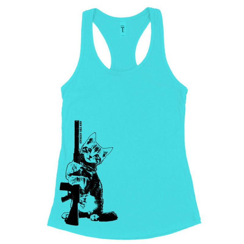 Load image into Gallery viewer, Women&#39;s | Ain&#39;t Kitten Around | Ideal Tank Top - Arm The Animals Clothing Co.
